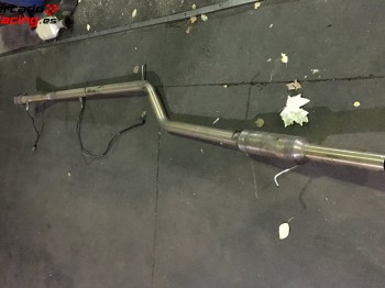 Linea grupo a para 206 gti  full  inox en 63mm