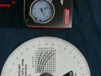 Goniometro reloj comparador