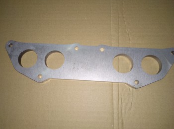 Chapa aluminio para hacer colectores peugeot 205 rallye