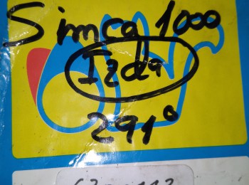 Motor simca rallye 1.6