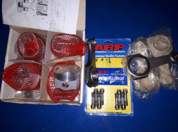 Pistones y bielas forjadas para ax sport o 205 rally