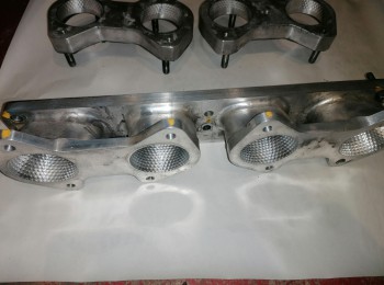 Colector admision y bridas carburacion psa 1.6 16v