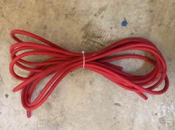 Cable bujias competicion 6,5 m  8 mm rojos