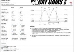 árboles de levas cat cams motor tu5j4