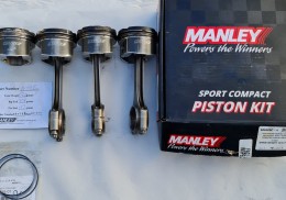 Bielas, pistones, taqués y repuestos mitubishi evo 