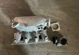 Admision aluminio con mariposa clio y adapt