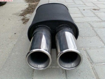 Vendo escape / silencioso doble salida redonda nuevo