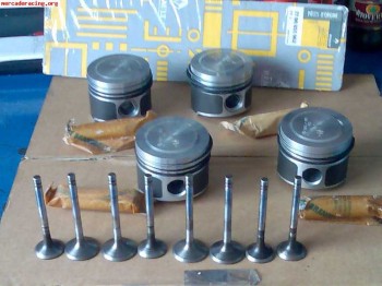 Vendo pistones y valvulas originales de r5 turbo a estrenar