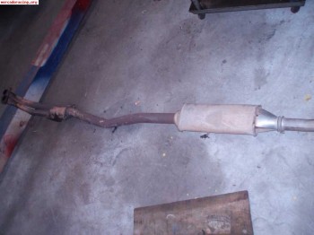 Supresor de catalizador escape completo de saxo 16v 120cv