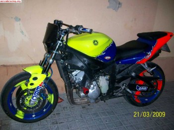 Vendo yamaha r6 2001 street y despiece de gsxr 1000 2007 y d