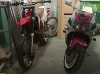 Cambio yamaha yzf 750 y honda cr 250 superdmotard 