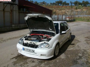 Cambio saxo16v   dinero por moto de carretera