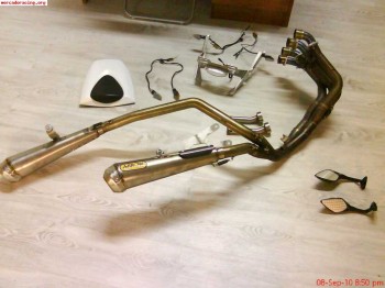 Accesorios y escape cbr 600 rr 2007-2009