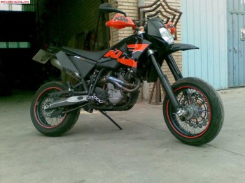  ktm 640  supermotard vendida