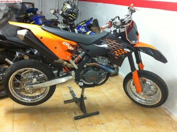 Ktm 450  del 2010 con 100km!