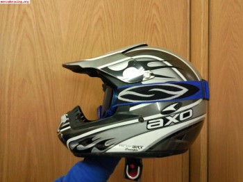 Se vende casco motocross axo y gafas!! 60€