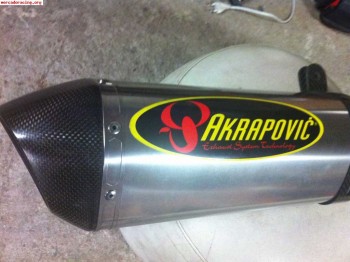 Escape akrapovic para yamaha r6 modelo 05