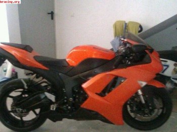 Kawasaki zx6r ninja 2007 con sólo 3.380 kms. oportunidad.