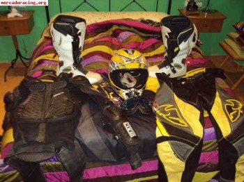 Equipo completo moto cross