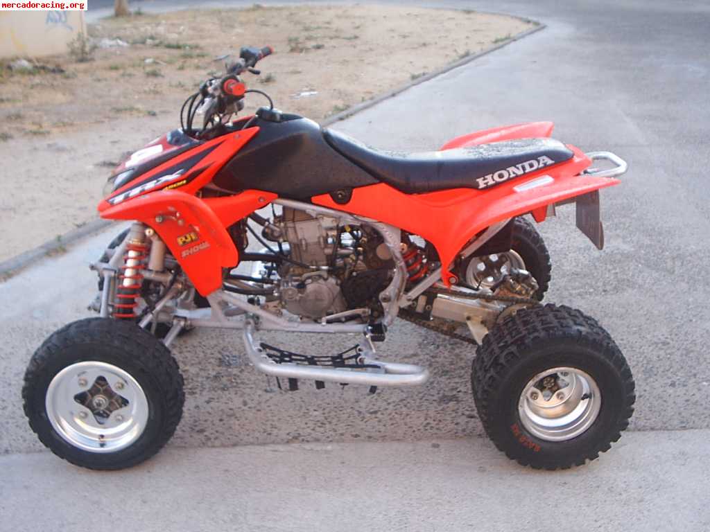 Honda trx450r на гусеницах