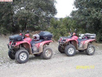 2 yamaha grizzly 660 del 2004 rojos