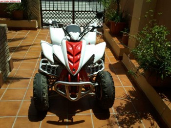 Se vende yamaha raptor 350 yfm  ,o se cambia 