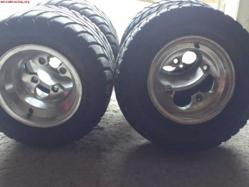 Llantas reforzadas con neumaticos asfalto