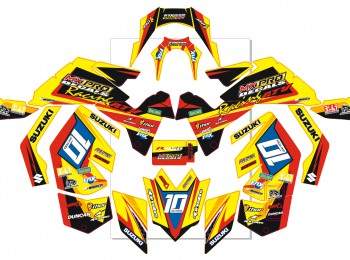 Kit pegatinas para quads, atv, utv, karts, etc.