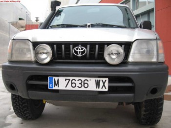 Toyota land cruiser 90 con suspensión öhlins