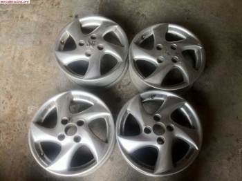 Vendo juego de llantas 206 xs en 15