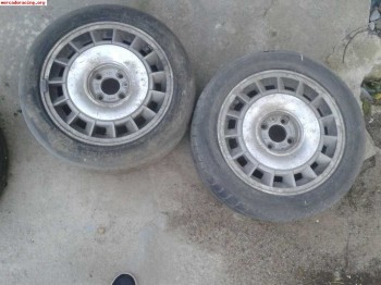 Vendo dos llantas de clio 16v  turbina