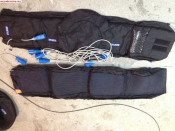 Se vendé calentadores sparco, llanta 13 