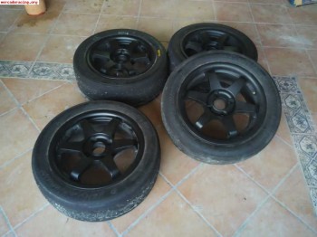 Llantas 15 psa-ford con slicks