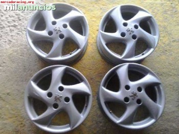 Llantas 206 xs 15 pulgadas aluminio
