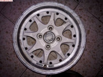 Se  venden llantas targa en 13 4x100 y originales de gt turb