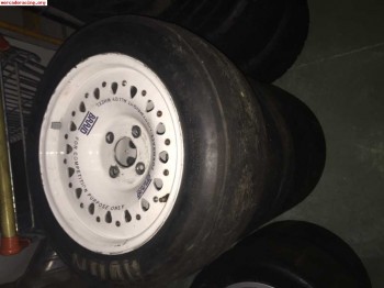 Llantas braid 13  ultraligeras 8 unidades montadas