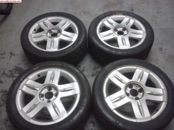 Slicks mixto y  llanta 16  4x100 renault