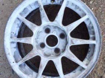 2 llantas braid 7x15, 4x100 hyundai accent copa fase 2