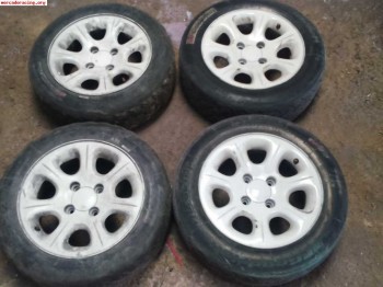 Llantas saxo vts con neumaticos bf goodrich