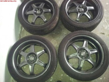Vendo o cambio llantas en 17 multipunto 4x100 y 4x108