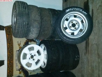 Vendo llantas clio 16v