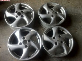 Llantas 206 xs en 15.precio 100 euros