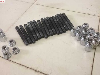 Esparragos 100mm 12x125 con tuercas