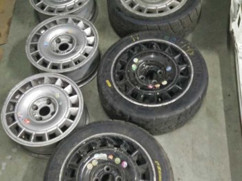 6 llantas de aluminio de clio 16v 