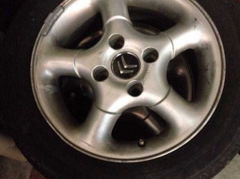 2 llantas saxo vts muy baratas