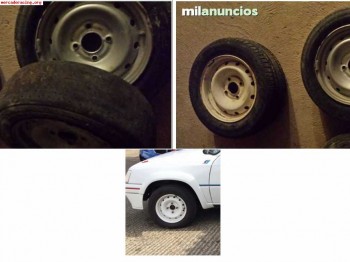 6 llantas peugeot 205 rallye 13 