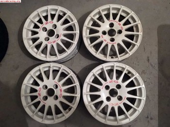 Llantas oz superturismo blancas en 14  4x100