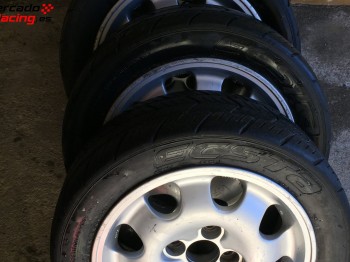 Vendo llantas de peugeot 205 gti en 15