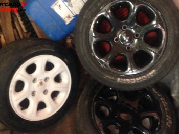 Llantas saxo vts con sliks 