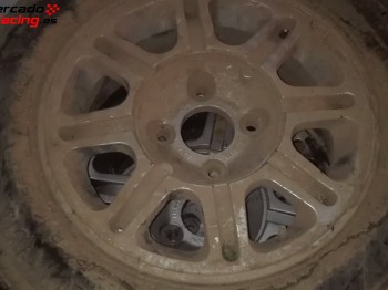 Llantas  14  de peugeot originales con neumaticos 